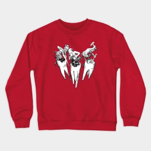 A Devilish Toothache Classic Illustration Crewneck Sweatshirt